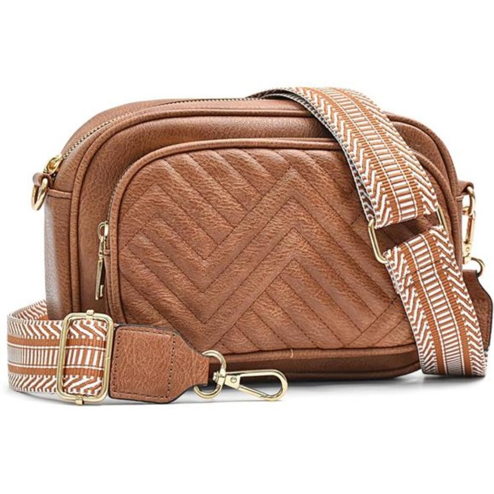 Small Quilted Crossbody Bags for Women Vegan Leather Purses Designer